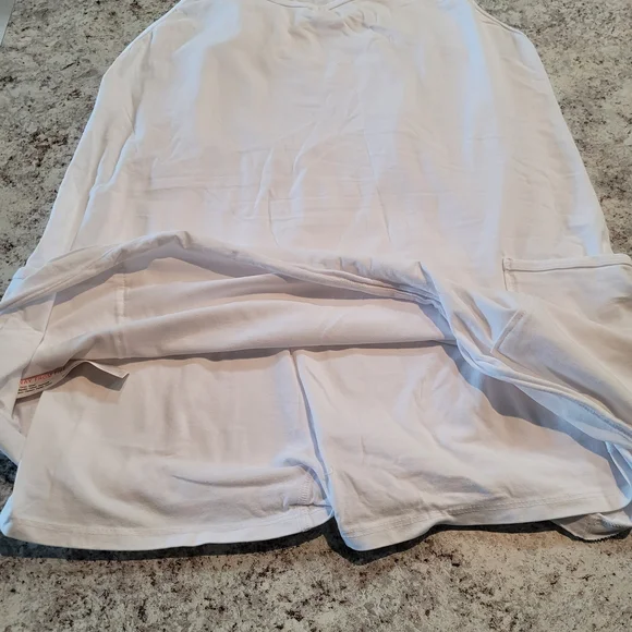 NWOT FP Movement Hot Shot Mini Dress W/ Short Racerback White (M) - Picture 10 of 12